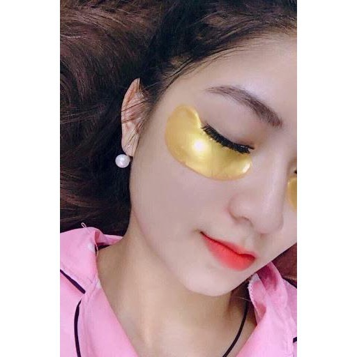 Mặt nạ mắt làm mờ quầng thâm mắt Collagen Crystal Eyes, miếng mask vàng gold dán đắp dưỡng làm giảm nếp nhăn, bọng mắt.