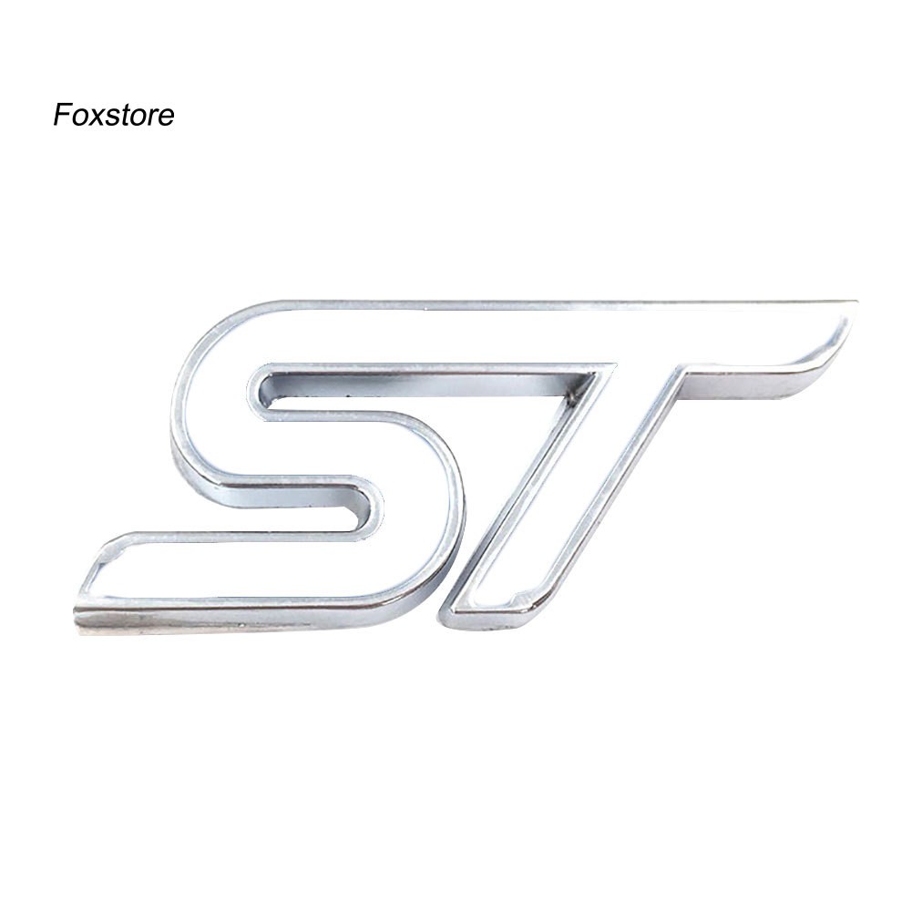 Logo Kim Loại 3d St Racing Cho Xe Ford Focus Fiesta Mondeo