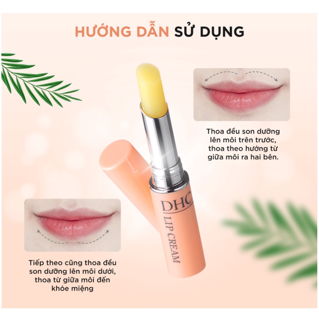 Son Dưỡng Ẩm Môi Mềm Mại DHC Lip Cream 1.5g