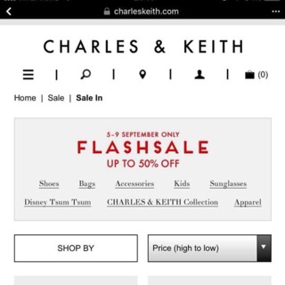 GOM ORDER GIÀY CHARLESANDKEITH