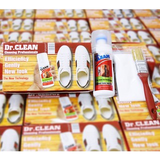 Lau giày Dr. Clean - Bộ Dr Clean làm sạch giầy, túi, đồ da cực hiệu quả