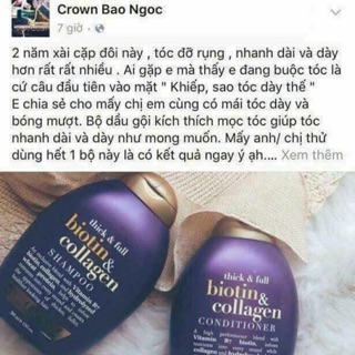 Cặp dầu gội xả Biotin