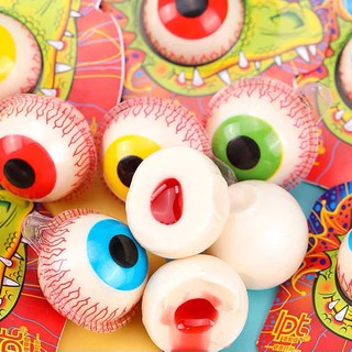Kẹo dẻo có nhân hình con mắt/ dưa hấu/ dâu tâu/ con vịt/ gấu trúc/ bình sữa Halloween siêu thơm ngon
