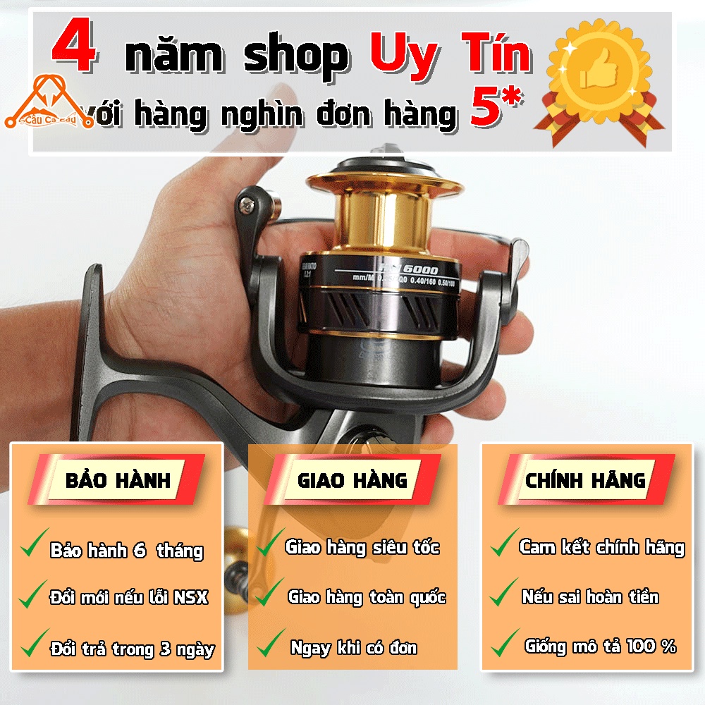 Máy Câu Đứng HM Cao Cấp Chính Hãng Giá Rẻ Chuyên Câu Lure Cá Lóc Câu Cá Edu