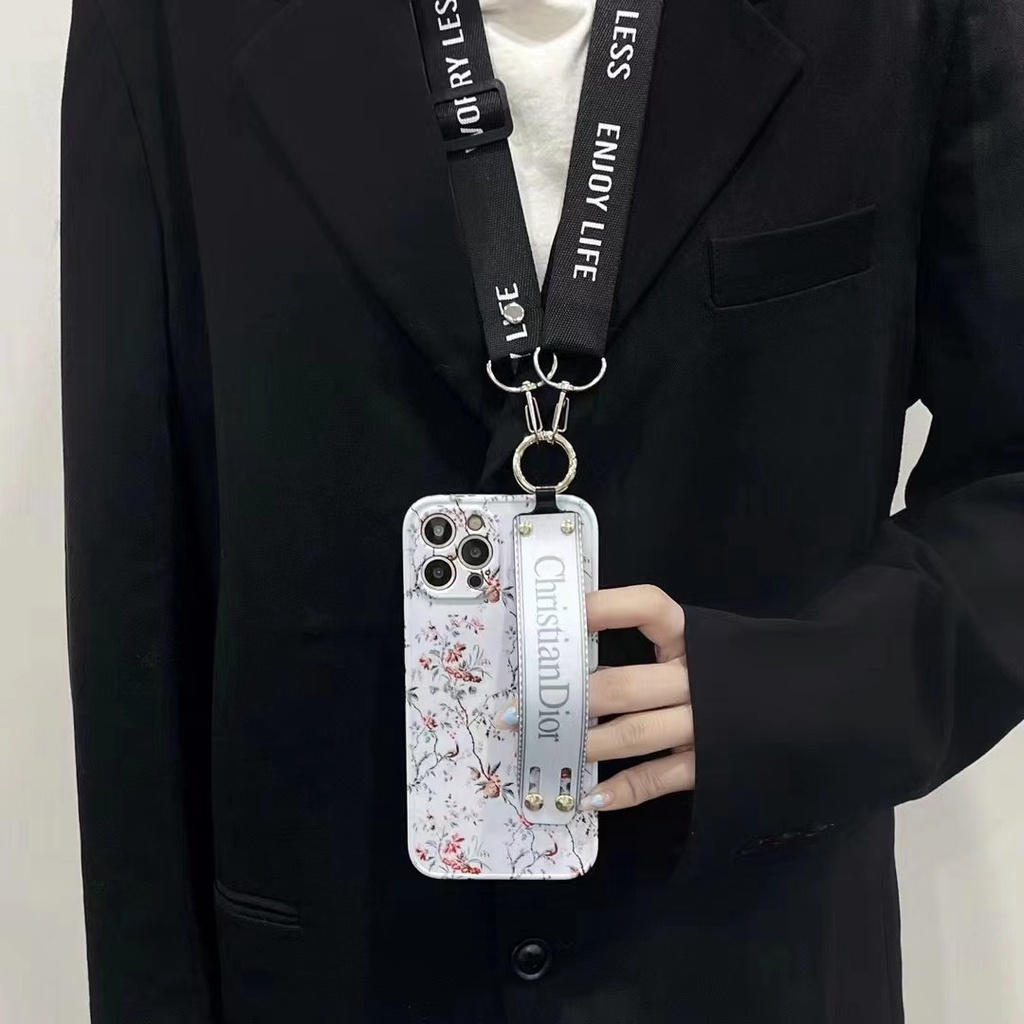 Dior Ốp Điện Thoại Họa Tiết Hoa Xinh Xắn Cho iphone 11 12 13 Pro Max 13pro iX XR Xs Max 7plus 8plus 12Pro 12 Pro Max