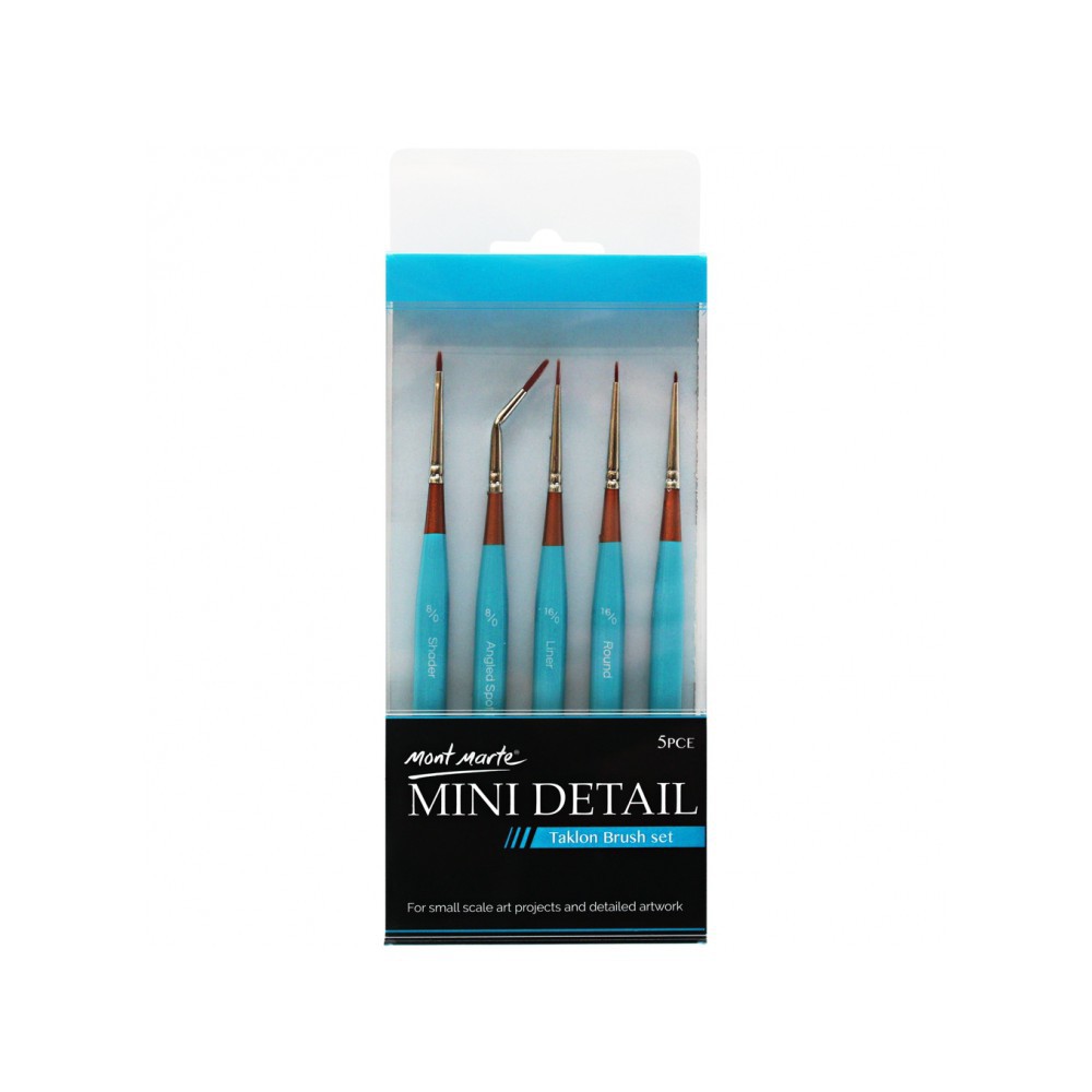 Bộ Cọ Mont Marte Mini Detail BMHS0033_V01 (Taklon Brush Set)