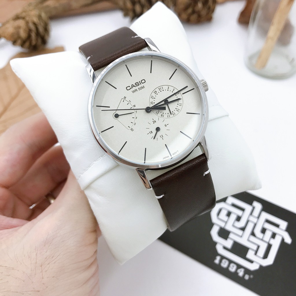 Đồng hồ nam Casio MTP-E320 Series chống nước 50m, size 40mm, hàng chính hãng