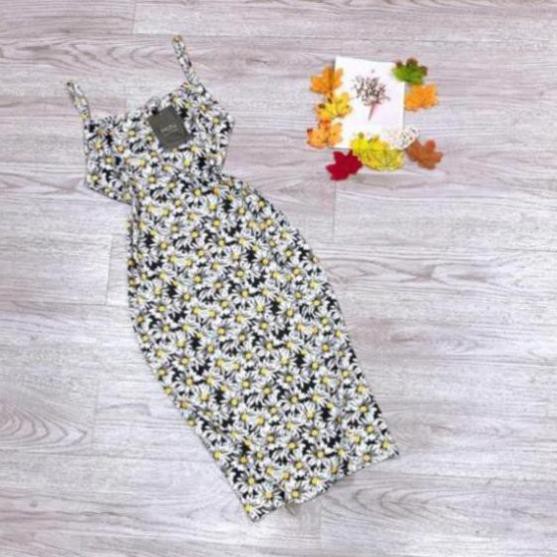 Váy body 2s hoa cúc dáng maxi hot hit - Chat với Shop trước khi đặt hàng nhé.