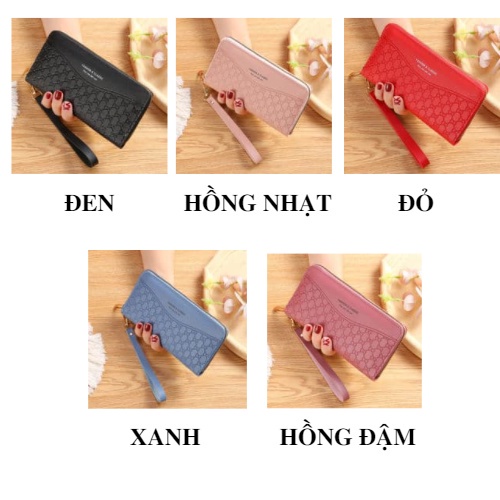 Ví nữ thời trang dáng đựng tiền cầm tay nhiều ngăn thời trang cao cấp VD8