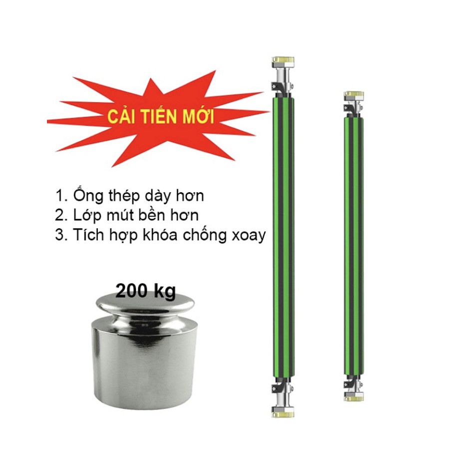 Xà đơn gắn cửa đỏ đen 2020 tùy chọn kich thước [giao nhanh 2h]
