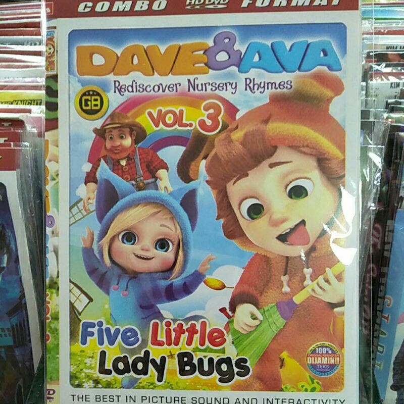 Băng Cát Sét "dave & Ava Five Little Lady Bugs Vol 3