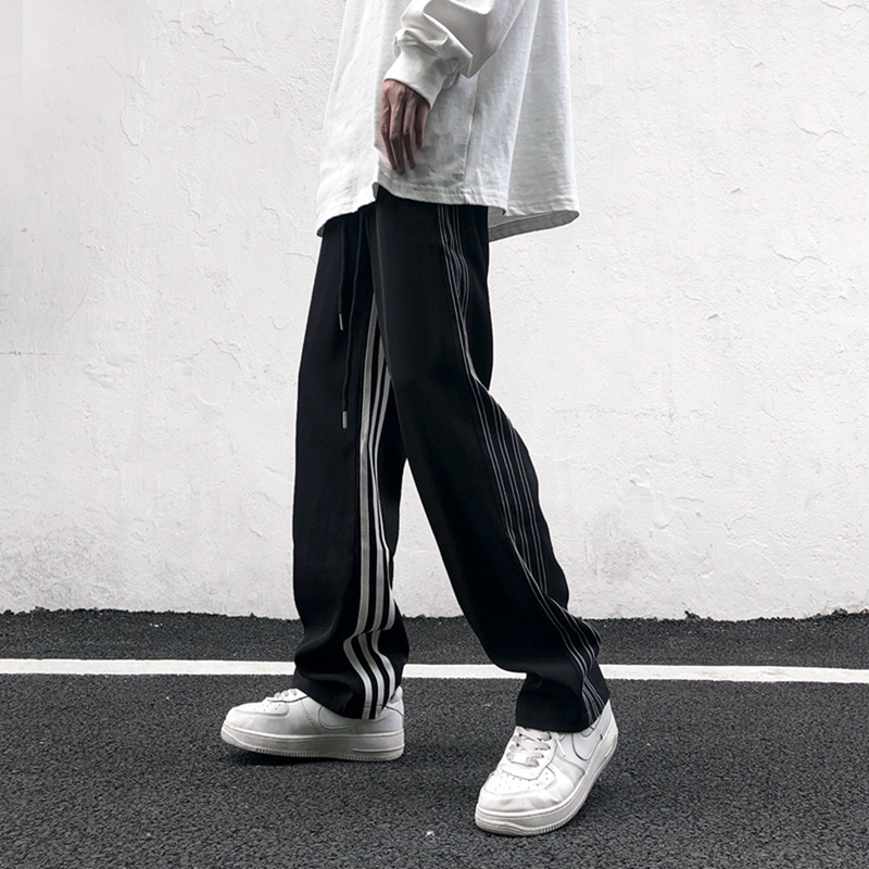 Quần ống rộng phong cách hip hop thời trang đường phố cho nam size S-3XL