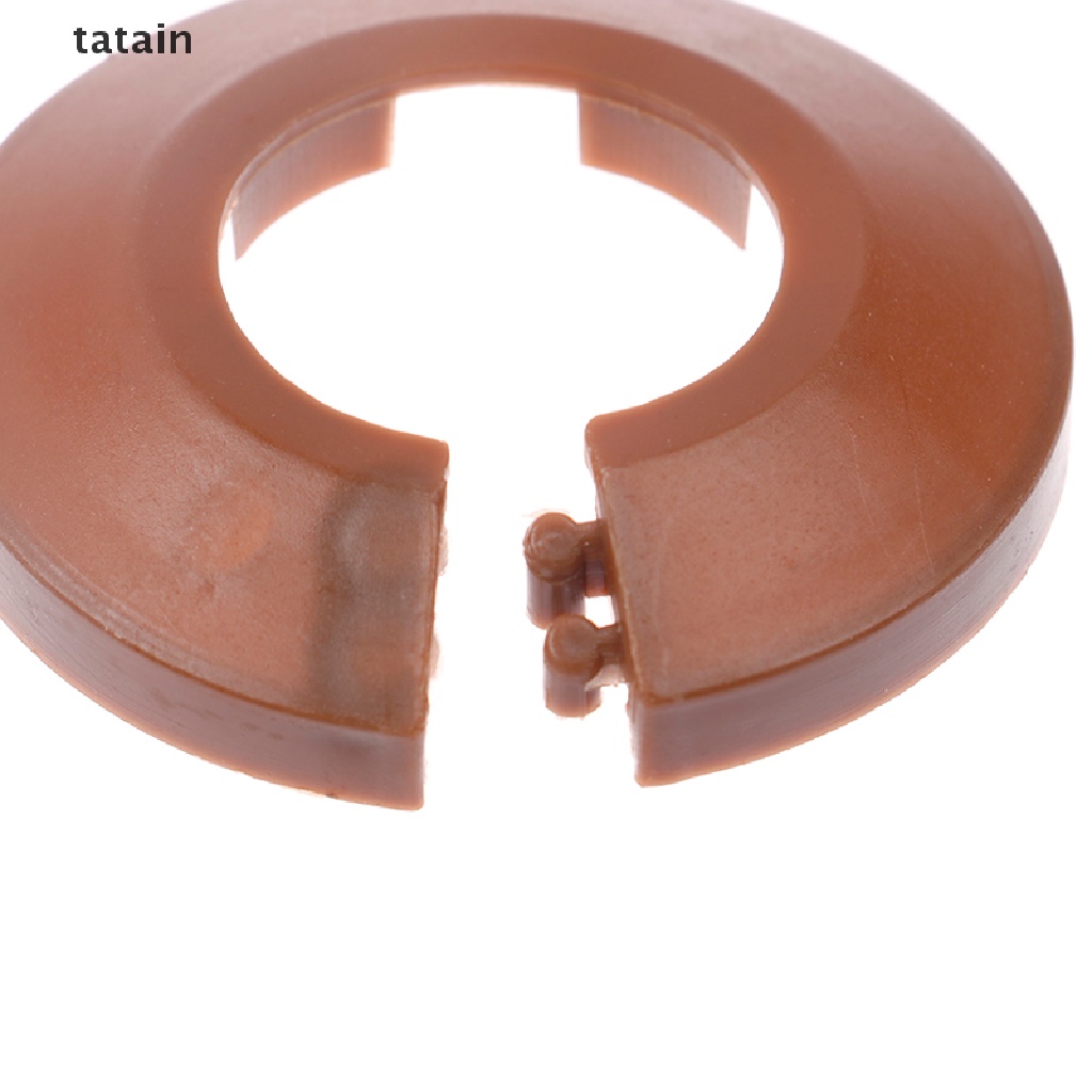 [TAT] 2pcs Plastic wall hole duct cover shower faucet angle valve Pipe plug CVX