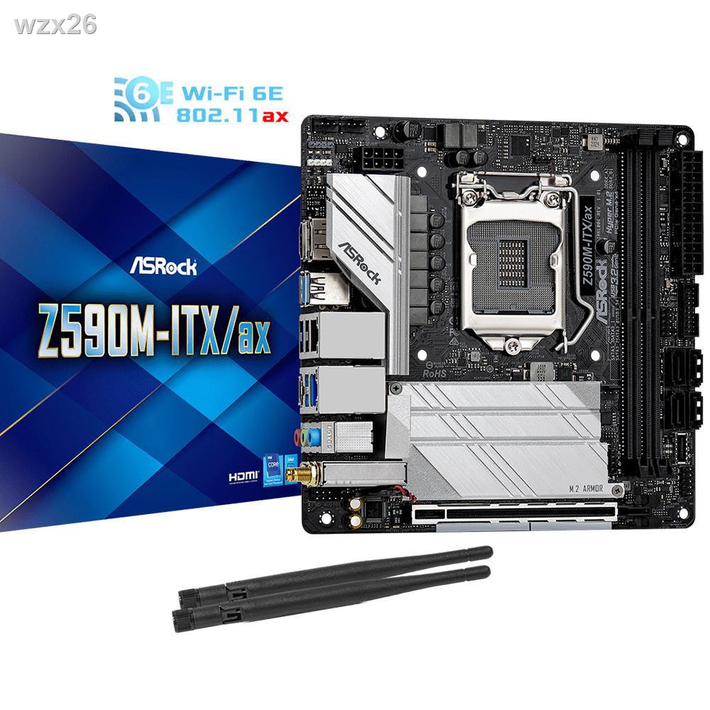 ASRock Z590M- ITX / Bo mạch chủ ax B560M-ITX ac H570M-ITX hỗ trợ cpu thế hệ 10/11