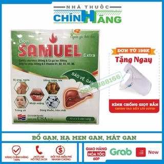Bổ gan Lion SAMUEL extra - Tốt cho người suy giảm chức năng gan, mệt mỏi, chán ăn - Hộp 50 viên