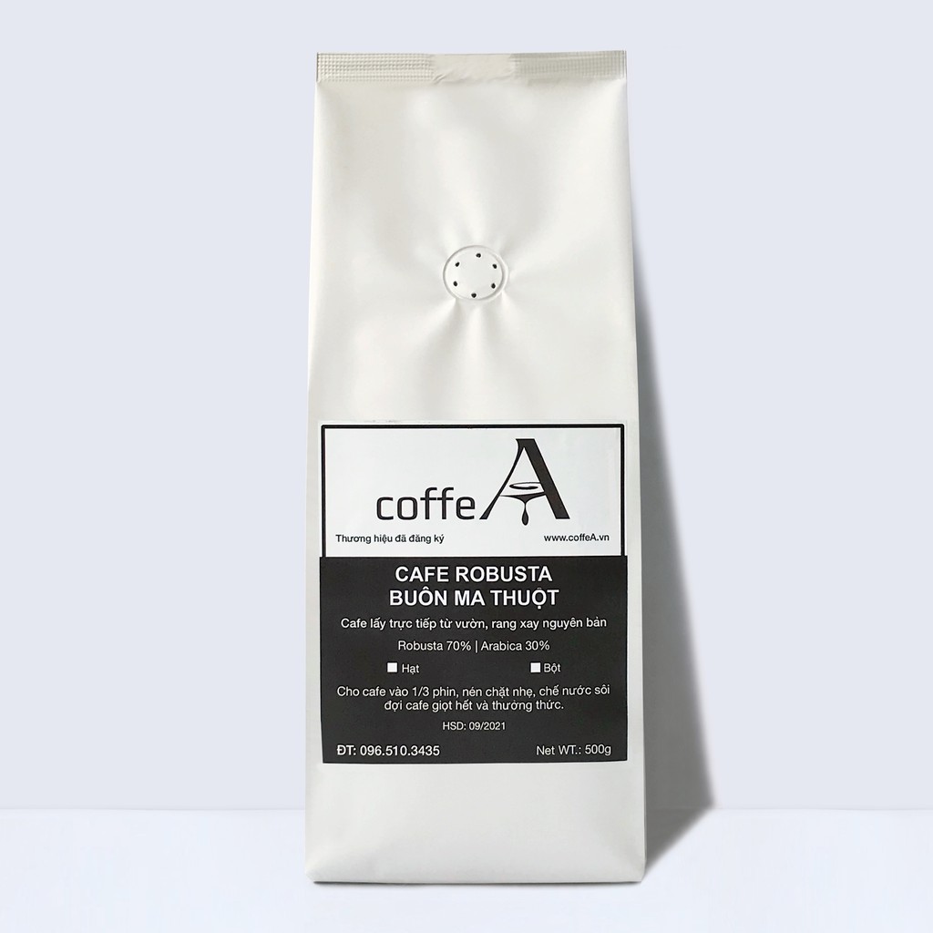 Cafe nguyên chất Robusta Arabica rang xay, pha phin pha máy coffea 500g 73ra | BigBuy360 - bigbuy360.vn