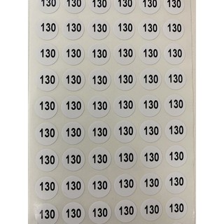 Tem size - Tem số quần áo - Tem số giày dép - Decal Size số dán quần áo trẻ em baby 80, 90,100,110,120,130,140