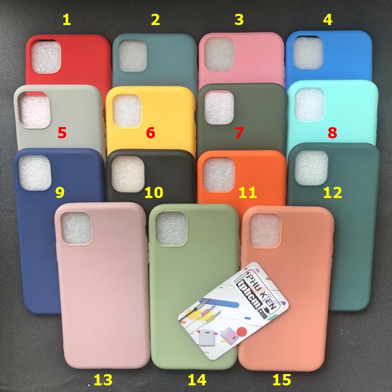 Ốp lưng iPhone 11 Dẻo màu trơn Siêu Cool