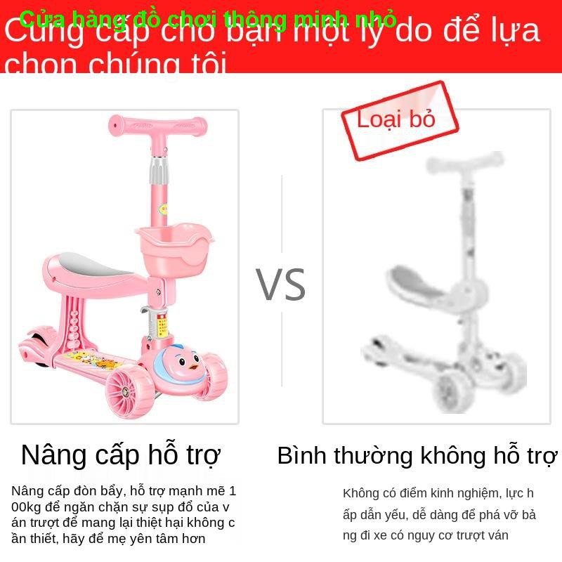 Đồ chơi giáo dụcTrẻ có thể ngồi xe trượt bánh 1-2-3-6 tuổi ba trong một đồ chơi cho bé trai và gái, yo-yo11