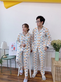 PIJAMA BỘ THÔ TAY DÀI QUẦN DÀI