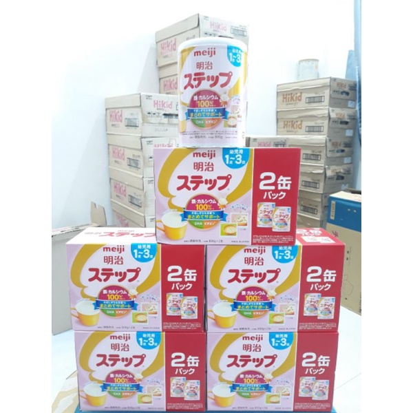 SỮA BỘT MEIJI LON NỘI ĐỊA NHẬT 1-3 800G