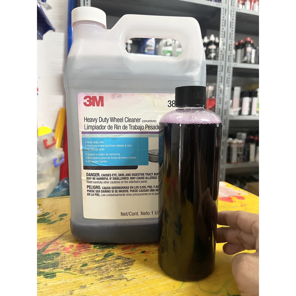 Dung Dịch vệ sinh vết bẩn cứng đầu 3M Heavy Duty Wheel Cleaner 38374 Chai Nhỏ 500ml