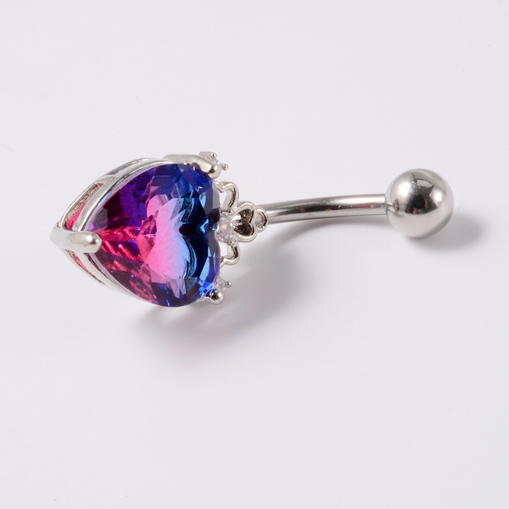 Khuyên RốN HìNh Tim BằNg ThéP Y Tế ThờI Trang