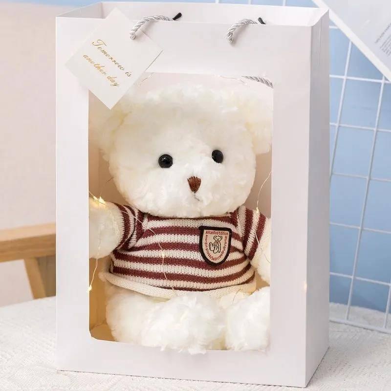 Gấu Teddy nhồi bông thiết kế dễ thương dùng làm quà tặng sinh nhật dành cho bạn gái