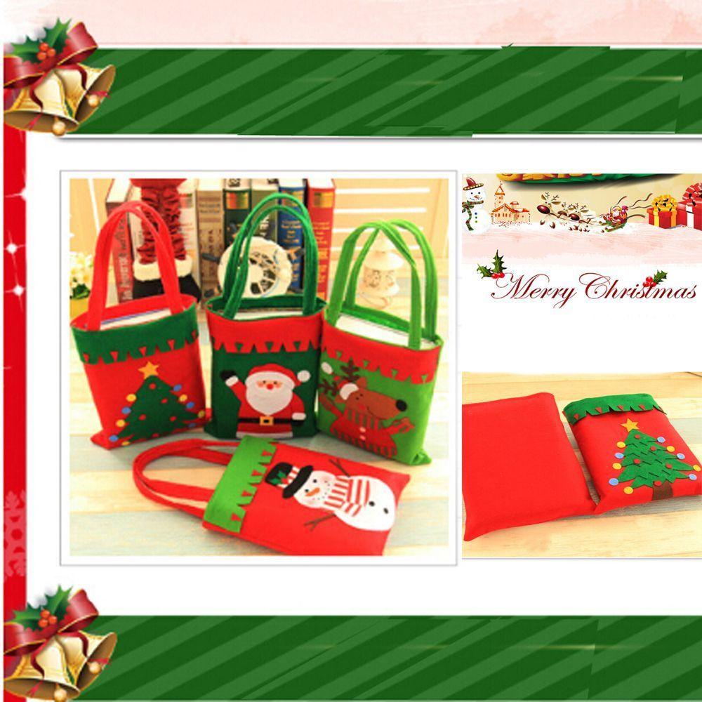 KRNY Túi Đựng Quà Giáng Sinh Hình Ông Già Noel / Người Tuyết / Nai