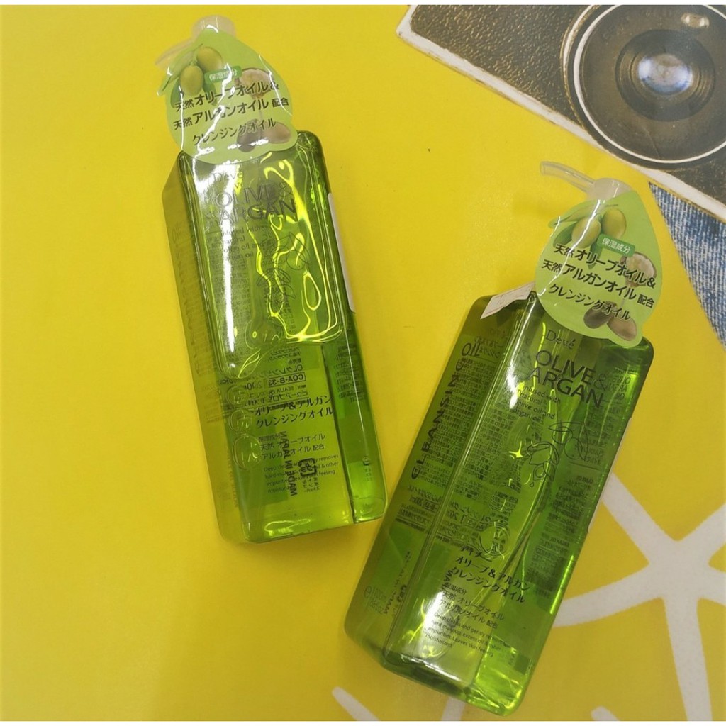 DẦU TẨY TRANG CHIẾT XUẤT TỪ DẦU OLIU VÀ DẦU ARGAN 200ML | BigBuy360 - bigbuy360.vn