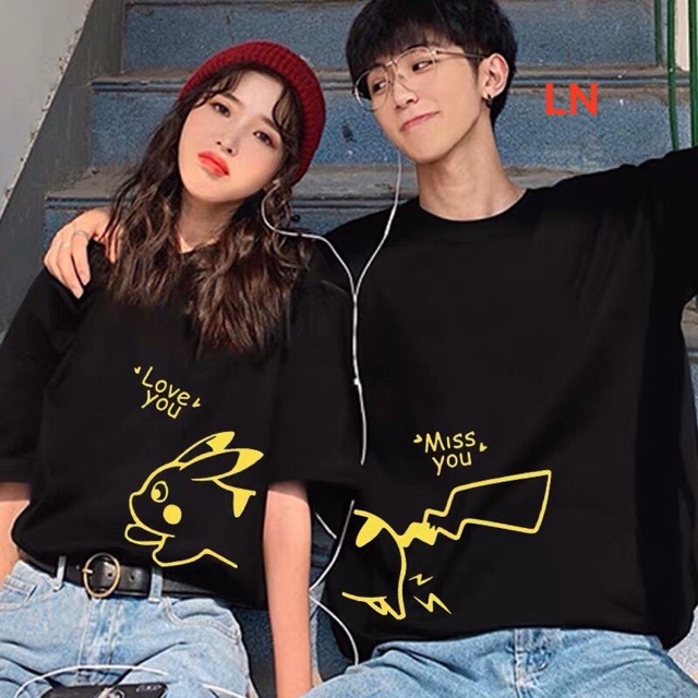 Áo đôi mèo vàng