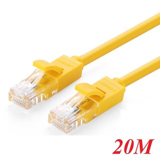 Ugreen 60816 20m màu vàng cáp mạng lan cat5e utp nw103