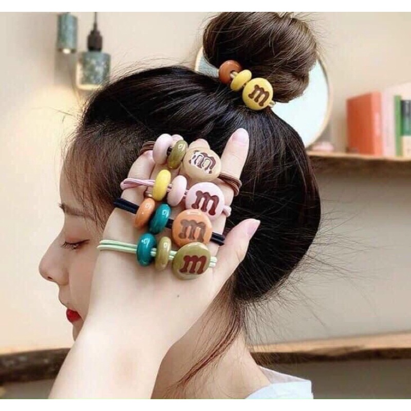 Cột tóc 3 quả siêu hot