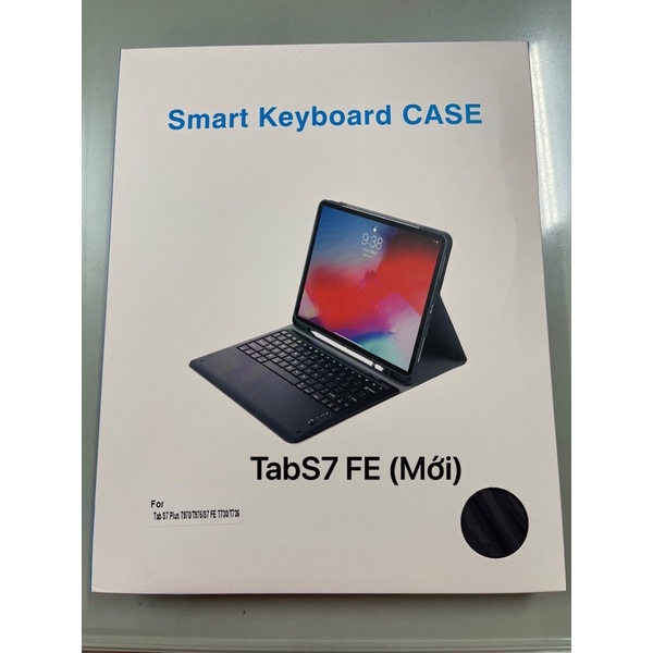  Bao da kèm bàn phím cho Samsung Tab S7 FE 12.4 inch