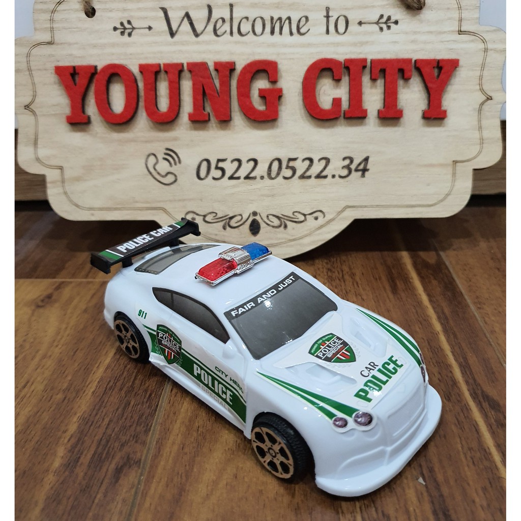 Đồ chơi xe ô tô cảnh sát chạy cót Youngcityshop