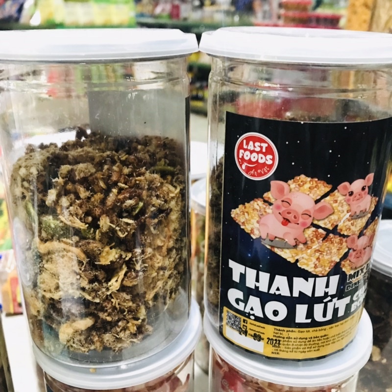 Thanh Gạo Lứt Chà Bông Mix Hạt Dinh Dưỡng 200g