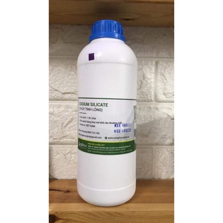 1 Lít Thuỷ Tinh Lỏng (Keo Silicate)hsd 2025 (keo chống thấm, keo dán giấy, thuỷ tinh, gỗ