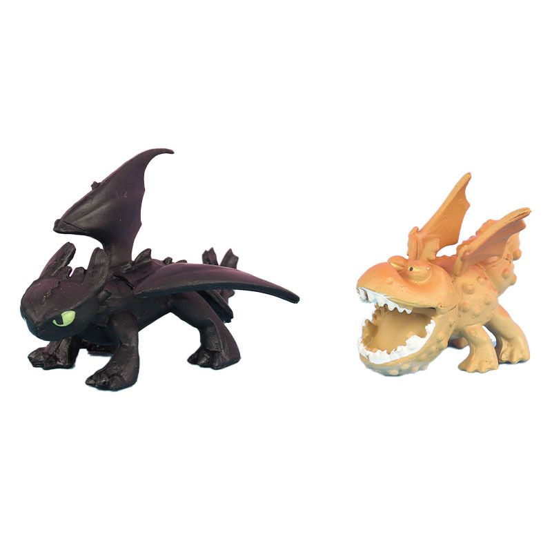 Set 12 Mô Hình Nhân Vật Phim Bí Kíp Luyện Rồng Dễ Thương