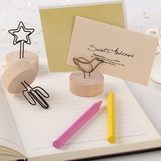 Kẹp ảnh kẹp giấy bằng gỗ để bàn, phụ kiện chụp ảnh decor trang trí đám cưới