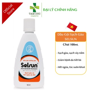 DẦU GỘI SELSUN [Chai 100ml] - Dầu gội gàu Selsun Anti-Dandruff Shampoo 1%
