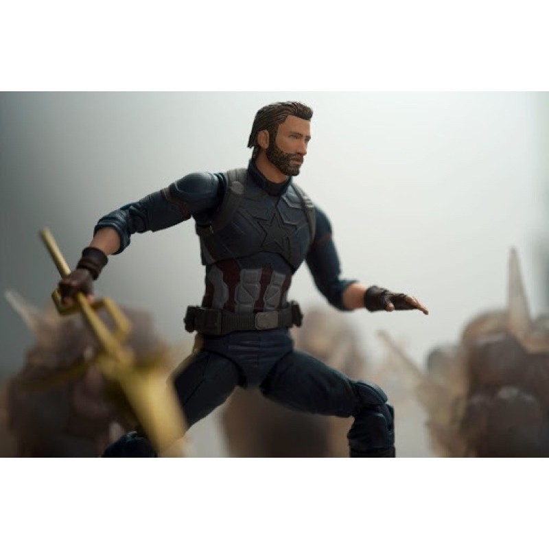 Mô hình nhân vật Avengers Infinity War: Captain America & Effect Explosion
