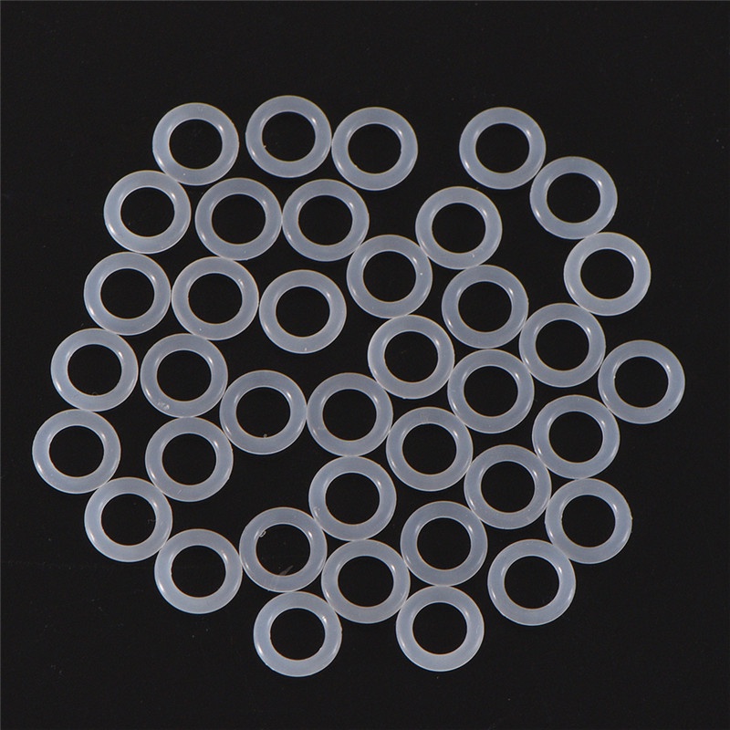 Bộ 120 vòng đệm cao su silicone màu trắng cho Cherry MX