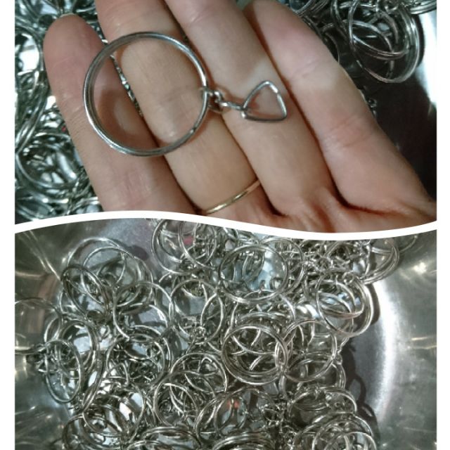 Khoen sắt làm móc treo khóa (giá 10 cái)