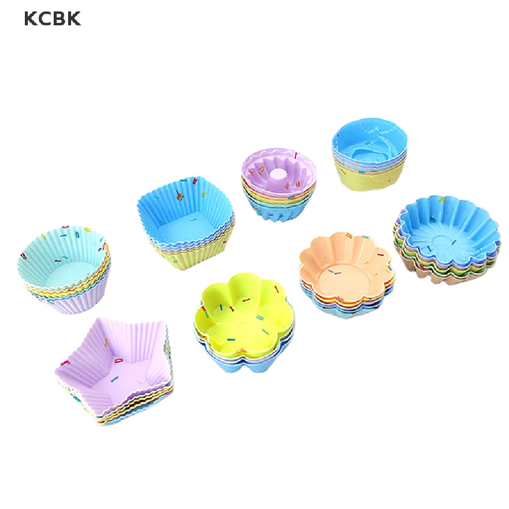 Khuôn Silicone Làm Bánh Muffin Có Thể Tái Sử Dụng