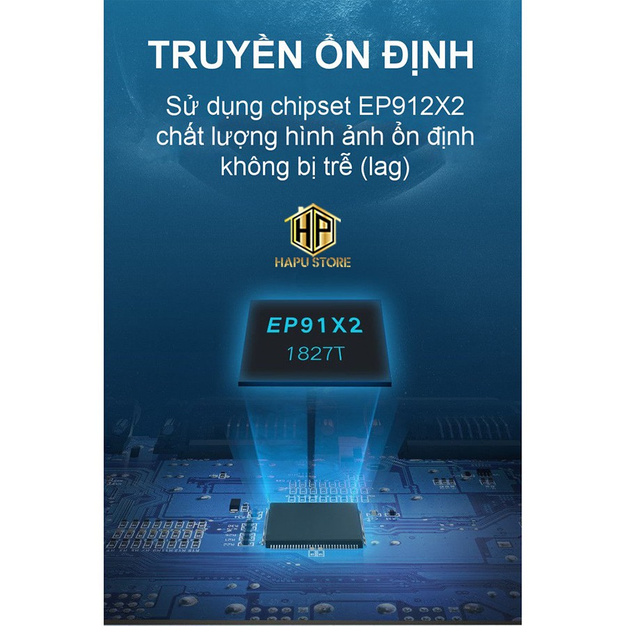 [Mã ELHACE giảm 4% đơn 300K] Bộ chia DVI 1 ra 2 Ugreen 50746 chuẩn DVI-D độ phân giải 1080P cao cấp - Hapustore