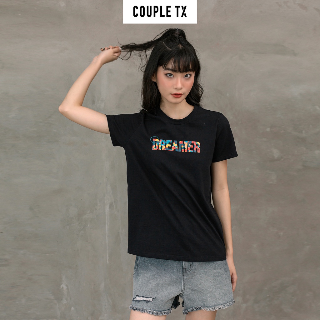 Áo Thun Nam Nữ In Typo Dreamer Art Couple TX TS 152