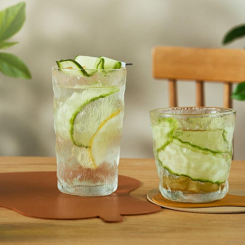 Ly thủy tinh trong suốt thiết kế độc đáo phong cách Nhật Bản