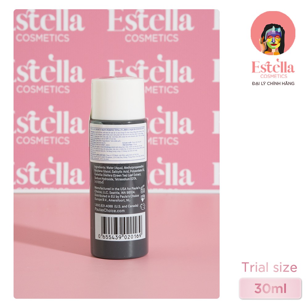 Minisize - Tẩy Tế Bào Chết Hóa Học Paula's Choice Skin Perfecting 2% BHA Liquid Exfoliant 30ml | BigBuy360 - bigbuy360.vn