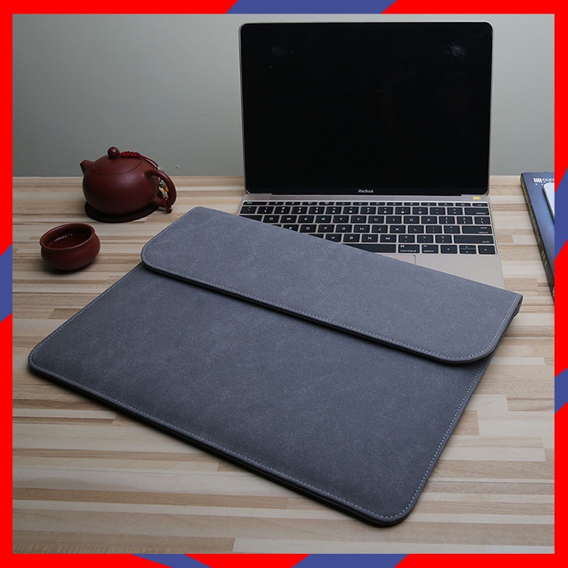 Bao Da Chống Sốc Macbook Leather Bag - Da Lộn Cao Cấp | BigBuy360 - bigbuy360.vn
