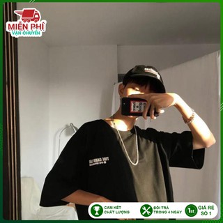 Áo thun tay lỡ unisex, áo phông tay lỡ form rộng, áo thun A304